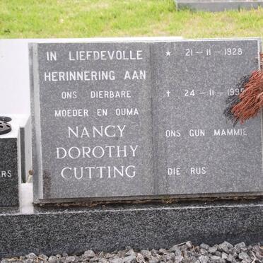 CUTTING Nancy Dorothy 1928-1995