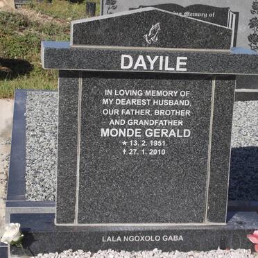 DAYILE Monde Gerald 1951-2010