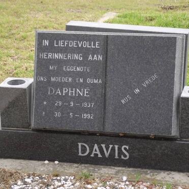 DAVIS Daphne 1937-1992