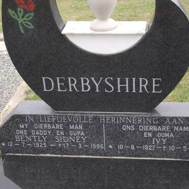 DERBYSHIRE Bently Sidney 1925-1996 &amp; Ivy 1927-2005