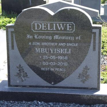 DELIWE Mbuyiseli 1958-2010