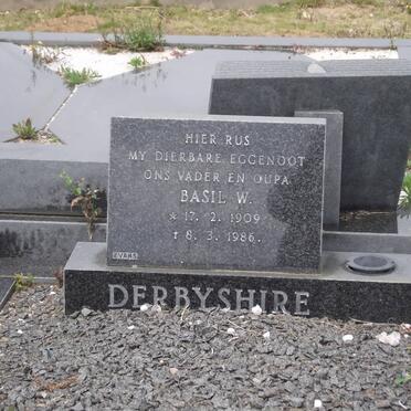 DERBYSHIRE Basil W. 1909-1986