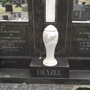 DEYZEL Anthony Christiaan -1974 &amp; Cornelia Elizabeth 1918-1995