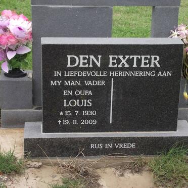 DEN EXTER Louis 1930-2009