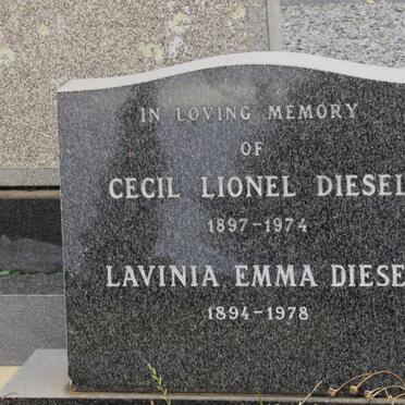 DIESEL Cecil Lionel 1897-1974 &amp; Lavinia Emma 1894-1978