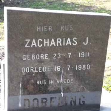 DORFLING Zacharias 1911-1980