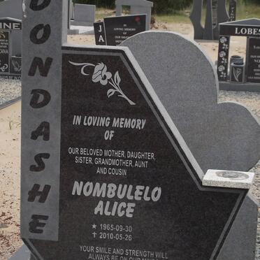 DONDASHE Nombulelo Alice 1965-2010