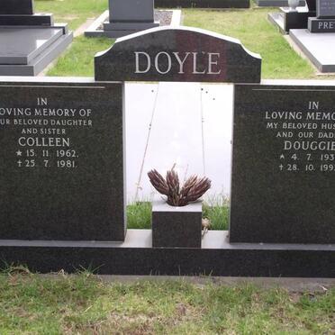 DOYLE Douglas Claude 1930-1992 :: DOYLE Colleen 1962-1981
