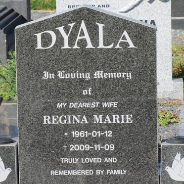 DYALA Regina Marie 1961-2009