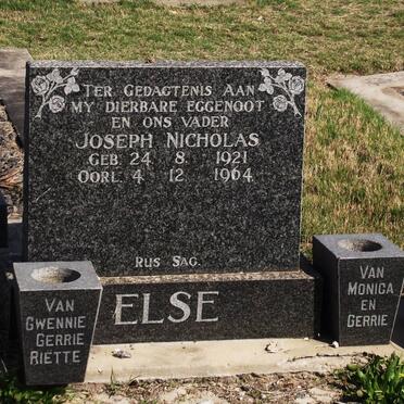 ELSE Joseph Nicholas 1921-1964