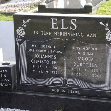 ELS Johannes Christoffel 1910-1991 &amp; Jacoba Dorothea 1909-2001