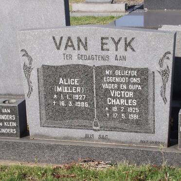 EYK Victor Charles, van 1925-1981 &amp; Alice MULLER 1927-1985