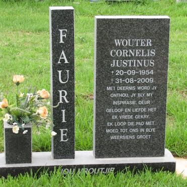 FAURIE Wouter Cornelis Justinus 1954-2009