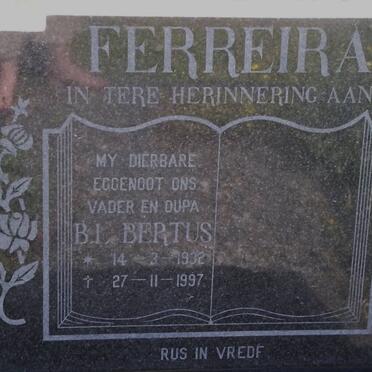 FERREIRA B.L. 1932-1997