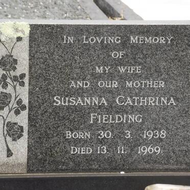 FIELDING Susanna Cathrina 1938-1969
