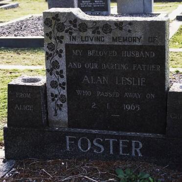 FOSTER Alan Leslie -1965