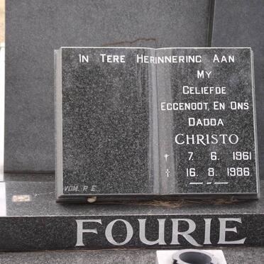 FOURIE Christo 1961-1986