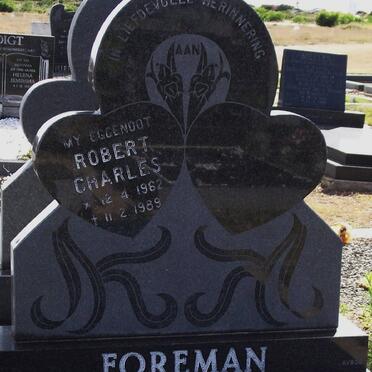 FOREMAN Robert Charles 1962-1989