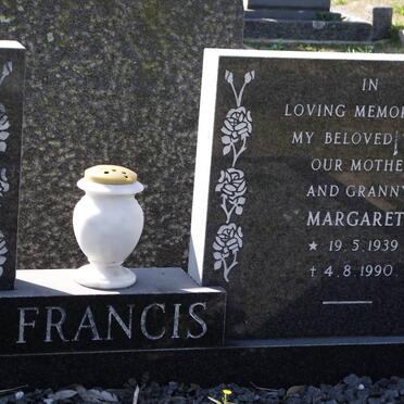 FRANCIS Margaret 1939-1990