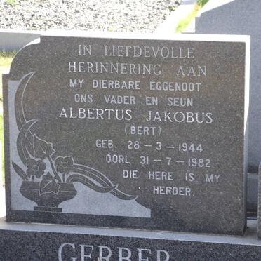 GERBER Albertus Jakobus 1944-1982