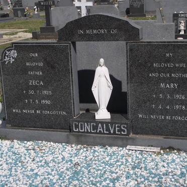 GONCALVES Zeca 1925-1990 &amp; Mary 1926-1978