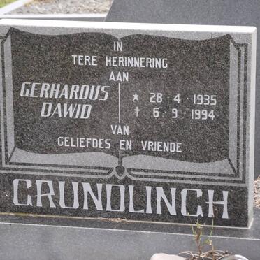 GRUNDLINGH Gerhardus Dawid 1935-1994