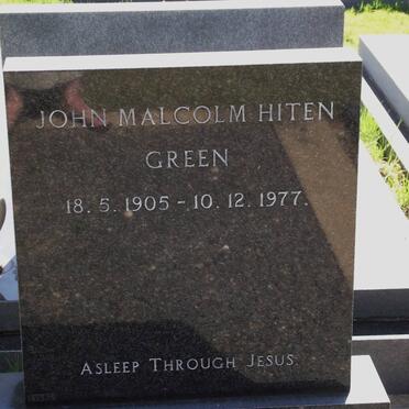 GREEN John Malcolm Hiten 1905-1977