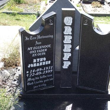 GREEFF Ryno Johannes 1931-1999