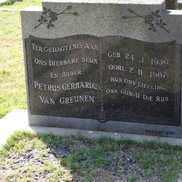 GREUNEN, van Surnames :: Vanne