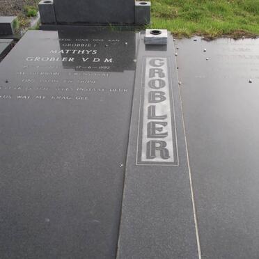 GROBLER Matthys V.D.M. 1924-1992
