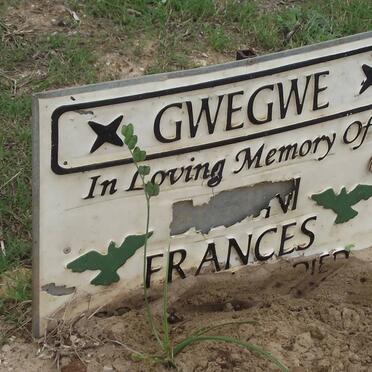 GWEGWE Frances 1928-2006