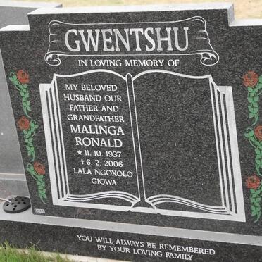 GWENTSHU Malinga Roland 1937-2006