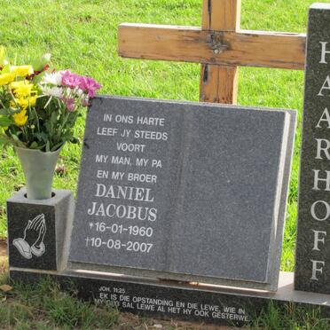 HAARHOFF Daniel Jacobus 1960-2007