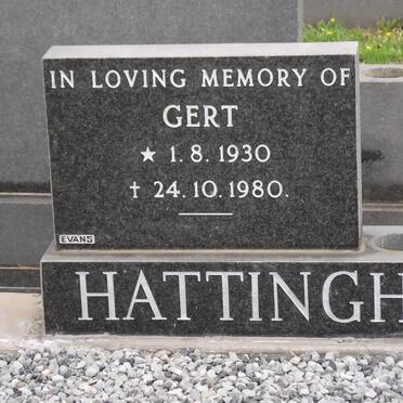 HATTINGH Gert 1930-1980