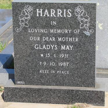HARRIS Gladys May 1931-1987