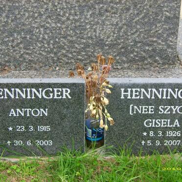 HENNINGER Anton 1915-2003 &amp; Gisela SZYGA 1926-2007