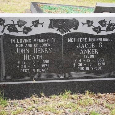 HEATH John Henry 1895-1974 :: ANKER Jacob G. 1953-1970