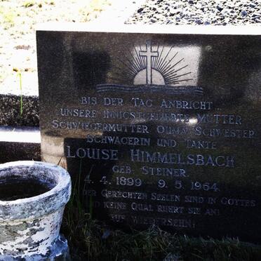 HIMMELSBACH Louisa nee STEINER 1899-1964