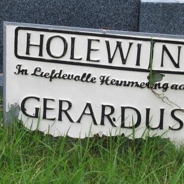 HOLEWIJN Gerardus 1928-2005