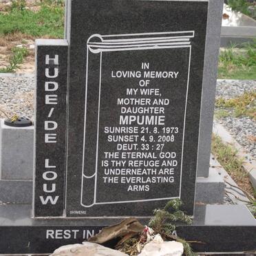 HUDE Mpumie 1973-2008