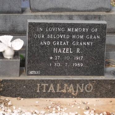 ITALIANO Hazel R. 1917-1989