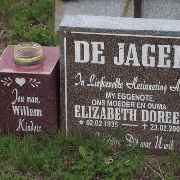 JAGER Elizabeth Doreen, de 1935-2003