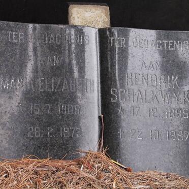 JAGER Hendrik Schalkwyk, de 1895-1987 &amp; Maria Elizabeth 1905-1973