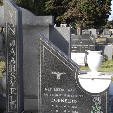 JAARSVELD Cornelius, van 1961-1984