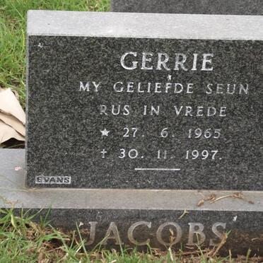 JACOBS Gerrie 1965-1997
