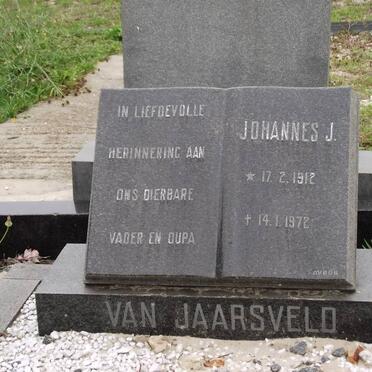 JAARSVELD Johannes J., van 1912-1972