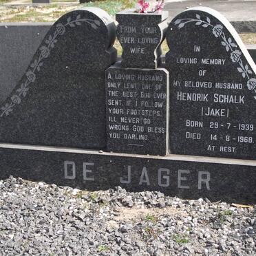 JAGER Hendrik Schalk, de 1939-1968