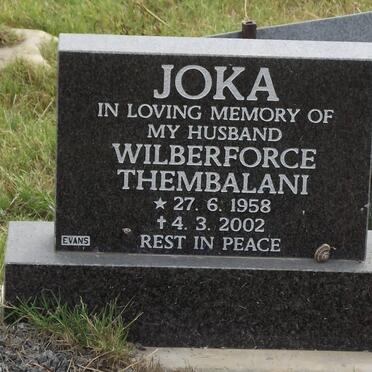 JOKA Wilberforce Thembalani 1958-2002