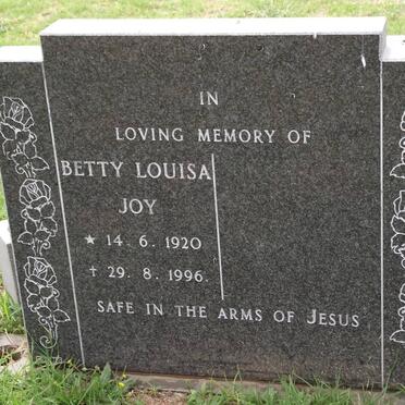 JOY Betty Louisa 1920-1996