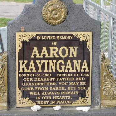 KAYINGANA Aaron 1901-1986